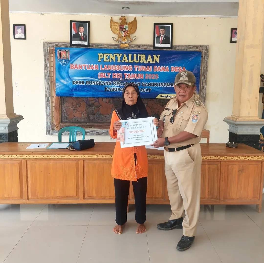 Penyaluran Bantuan Langsung Tunai Dana Desa (DD) bulan ke 6 dan 7